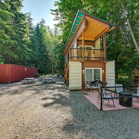 Unique Container Studio With Deck And Fire Pit! Buckley Exterior foto