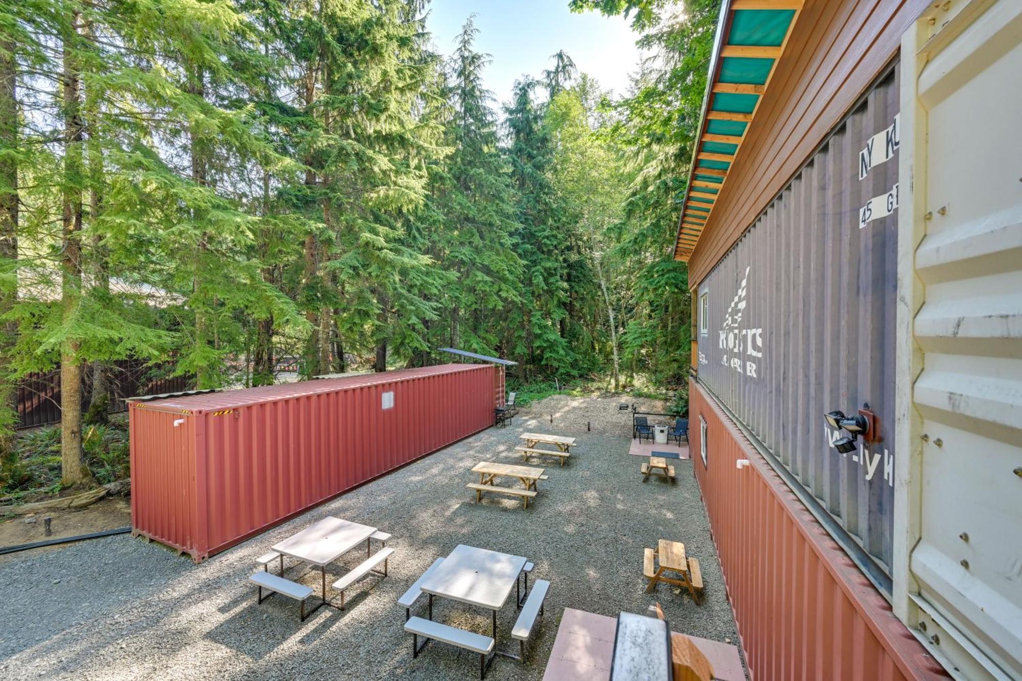 Unique Container Studio With Deck And Fire Pit! Buckley Exterior foto