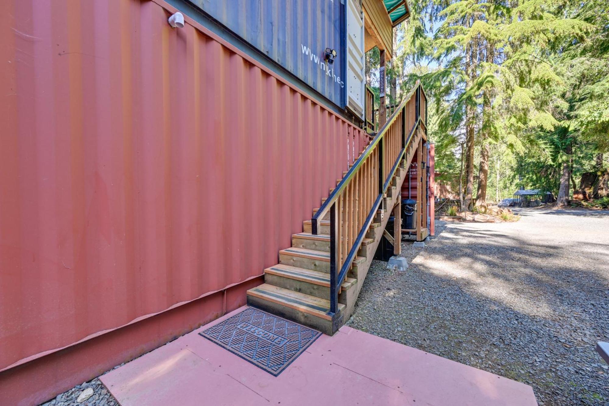 Unique Container Studio With Deck And Fire Pit! Buckley Exterior foto