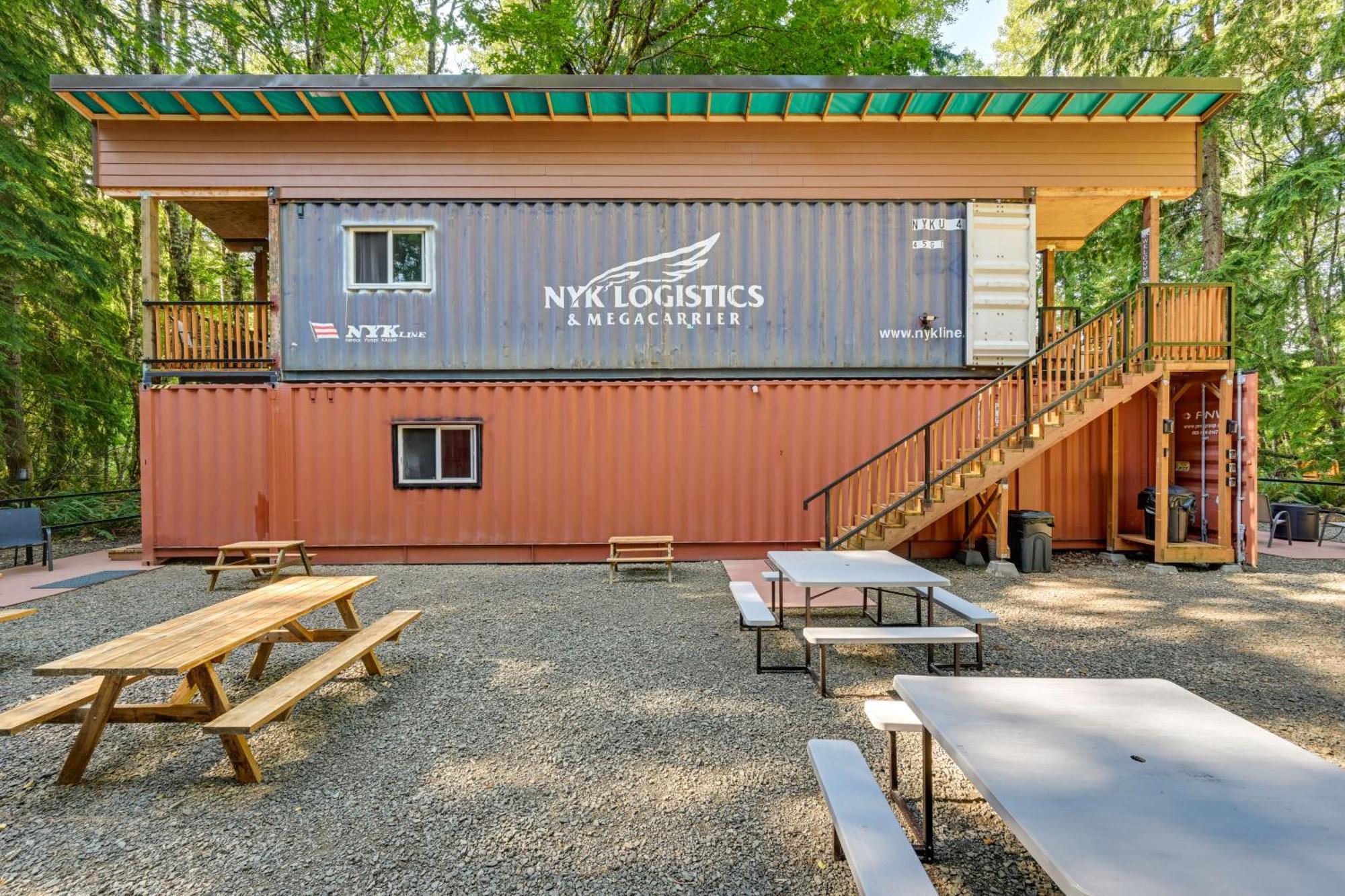 Unique Container Studio With Deck And Fire Pit! Buckley Exterior foto