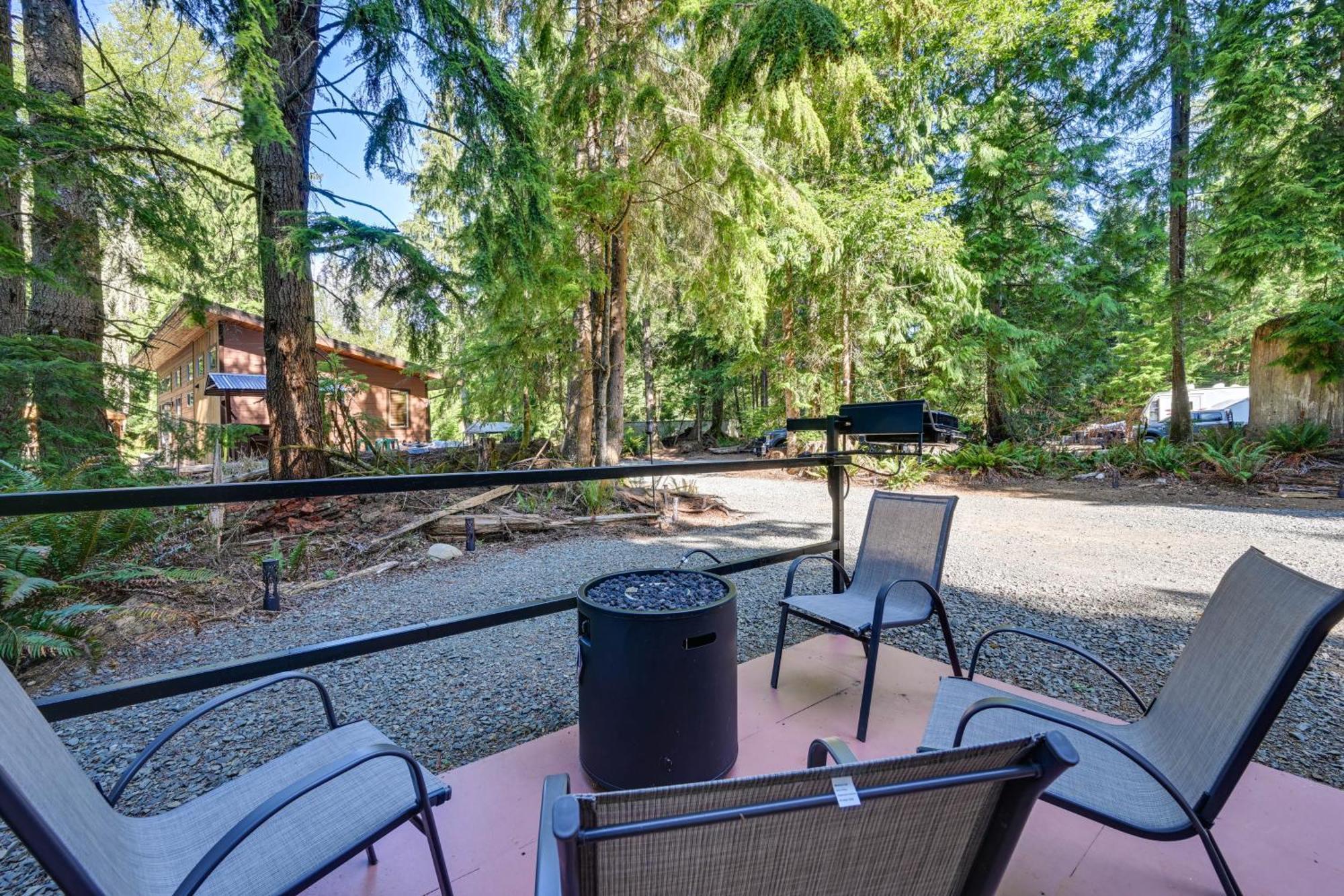 Unique Container Studio With Deck And Fire Pit! Buckley Exterior foto
